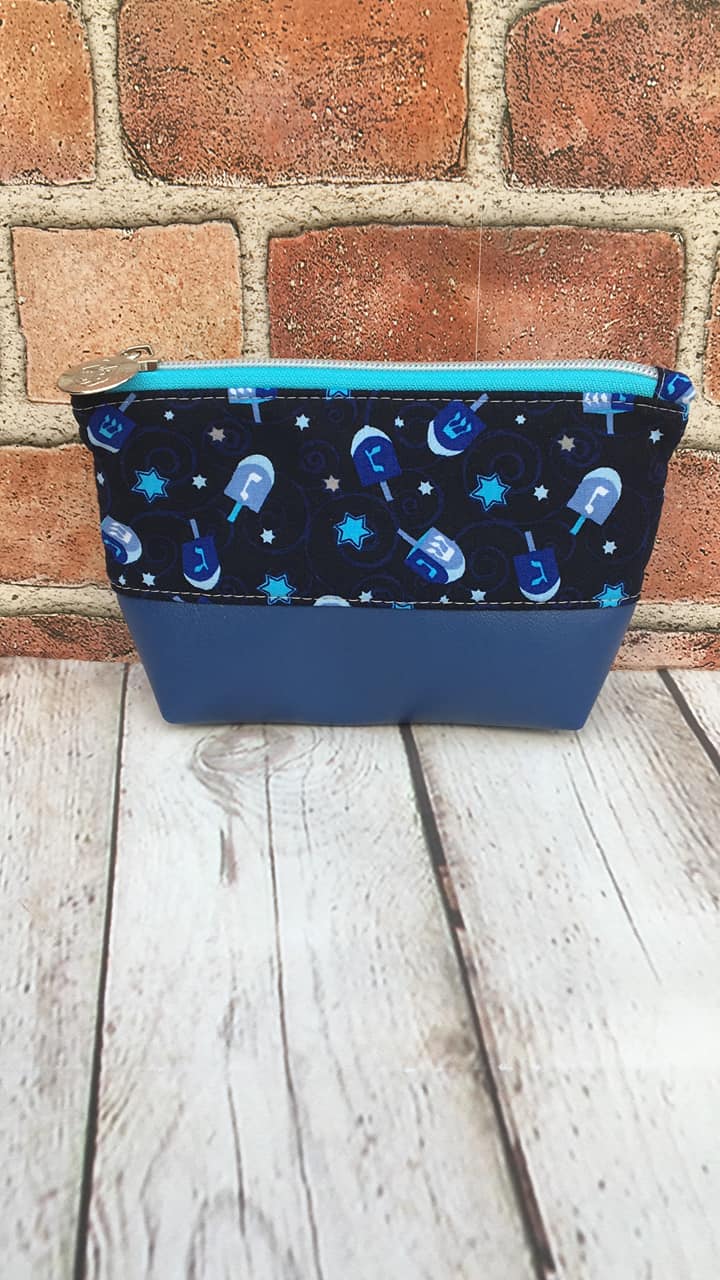Snack Bag Blue Dreidel