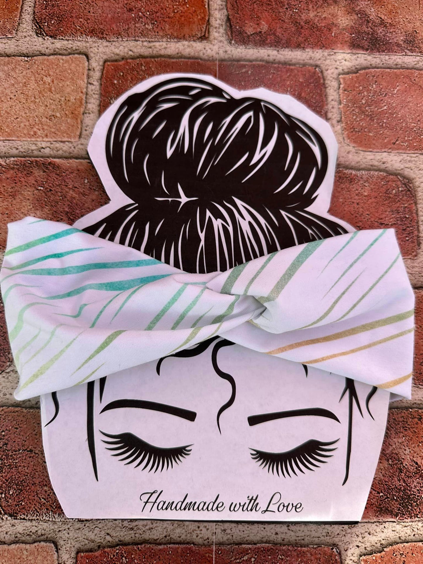 Faux Knot Headband Fruit Stripes