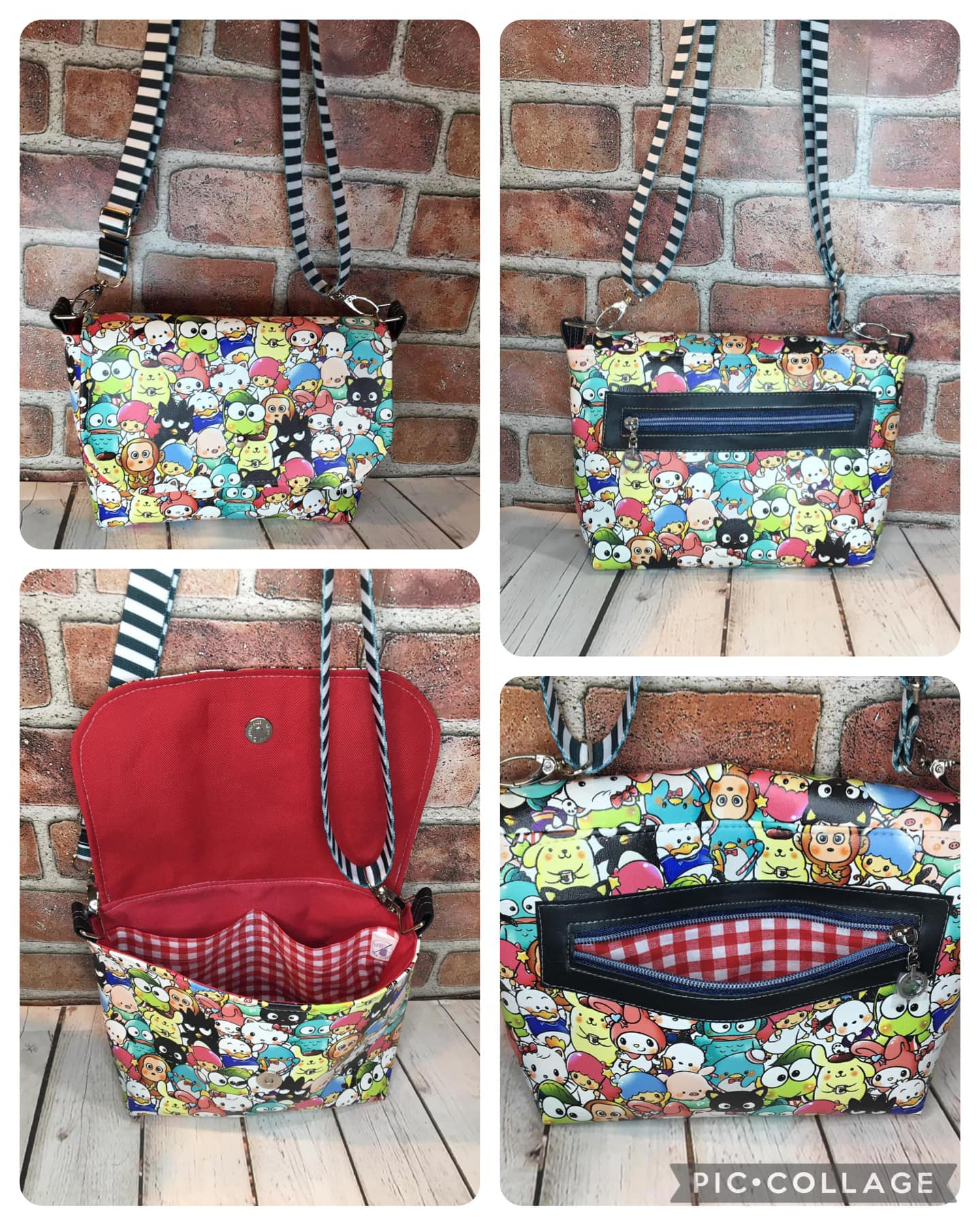 Ginger Crossbody Bag Kitty Friends