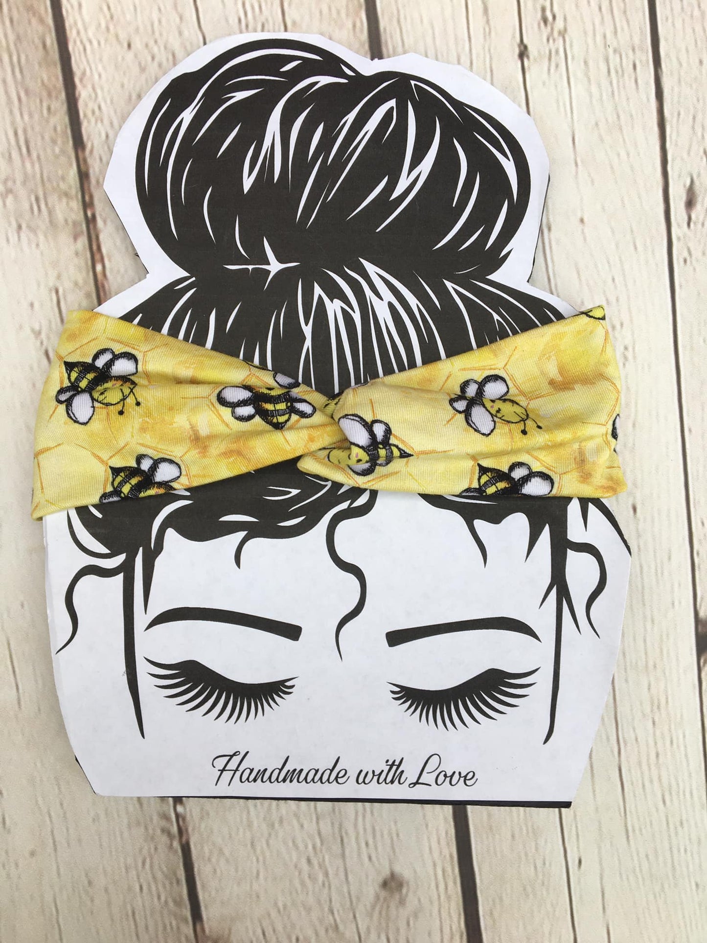 Faux Knot Headband Bumblebee