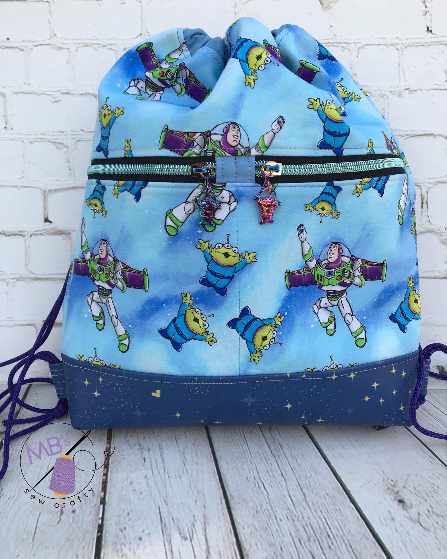 Begonia Drawstring Backpack Andy's Toys