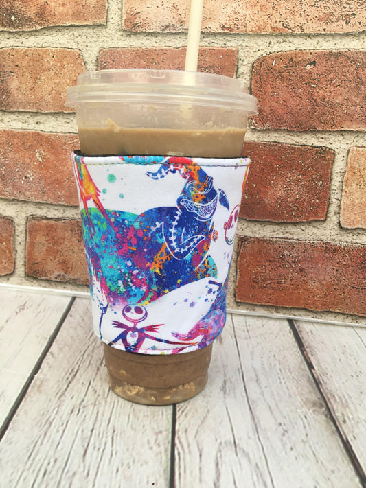 Coffee Sleeve Halloween Christmas