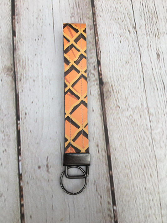 Key Fob Waffle Wristlet