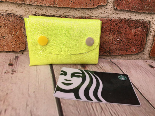 Pillow Pouch Yellow Iridescent